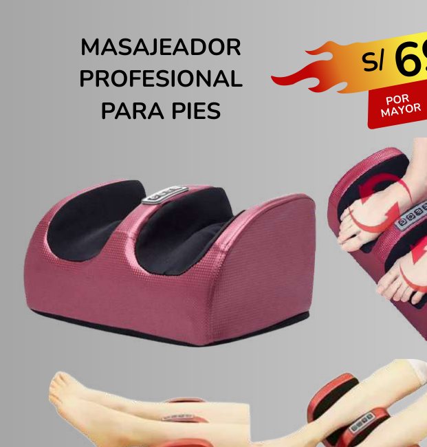 MASAJEADOR PROFESIONAL PARA PIES MASAJEADOR PROFESIONAL PARA PIES - Imagen 1