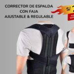 CORRECTOR DE ESPALDA CON FAJA AJUSTABLE & REGULABLE