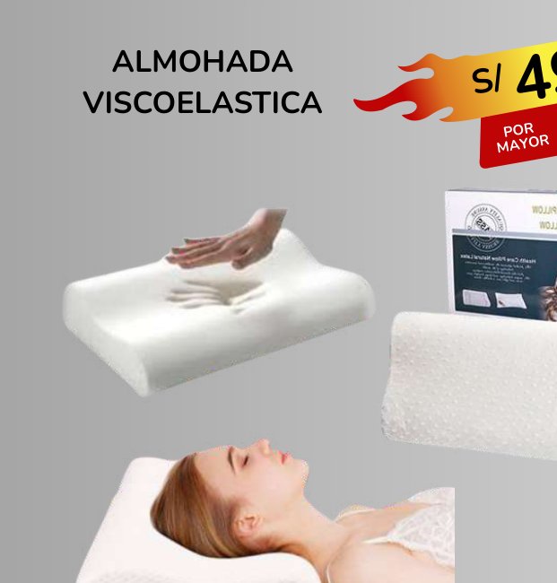 ALMOHADA VISCOELASTICA ALMOHADA VISCOELASTICA - Imagen 1