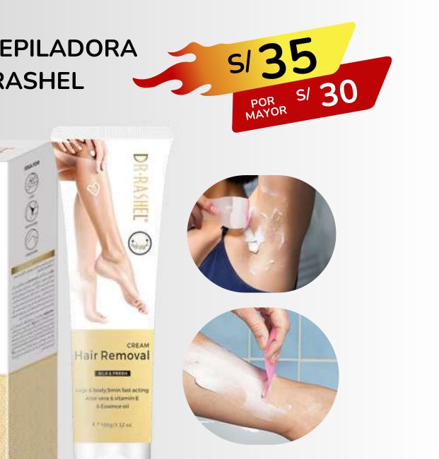 CREMA DEPILADORA DR. RASHEL CREMA DEPILADORA DR. RASHEL - Imagen 1