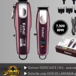 MAQUINA DE CORTE 2 EN 1 / 7,500 RPM KEMEI PROFESIONAL