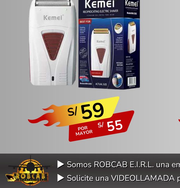 AFEITADOR KEMEI PRO AFEITADOR KEMEI PRO - Imagen 1
