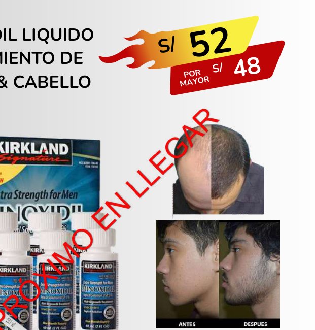 MINOXIDIL LIQUIDO CRECIMIENTO DE BARBA & CABELLO MINOXIDIL LIQUIDO CRECIMIENTO DE BARBA & CABELLO - Imagen 1