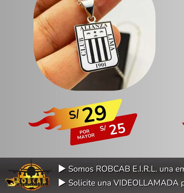 COLLAR ALIANZA LIMA COLLAR ALIANZA LIMA - Imagen 1