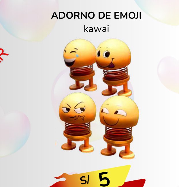 ADORNO DE EMOJI ADORNO DE EMOJI - Imagen 1