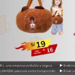 MINI BOLSO CAPIBARA PELUCHE